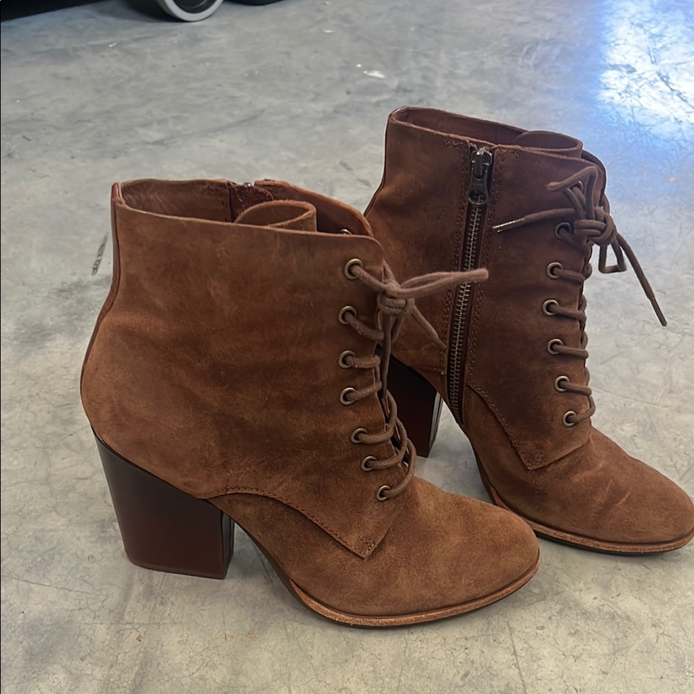 Kork-Ease Elfa Suede Granny Ankle Boot Witchy Sz 8 Steampunk Witchy Cottagecore